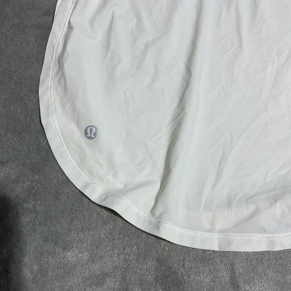 Lululemon Anew Singlet Tank Top Womens 4 White Activewear Sporty Workout - Picture 5 of 5